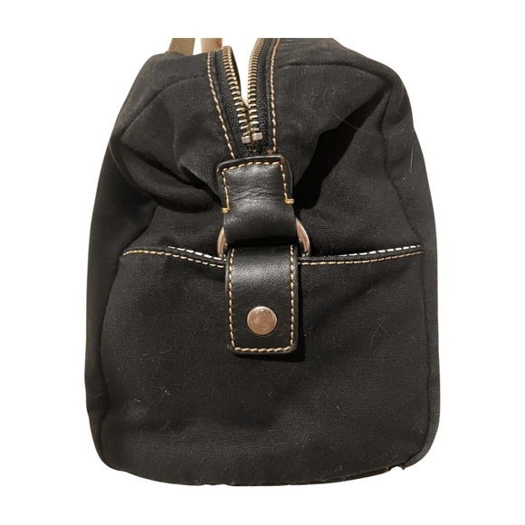 Gap Black and Beige Canvas Tote Bag - Picture 3 of 3